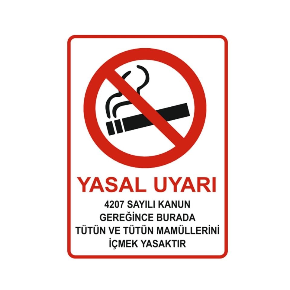 Yasal Uyarı Tütün ve Tütün Mamülleri İçmek Yasaktır
