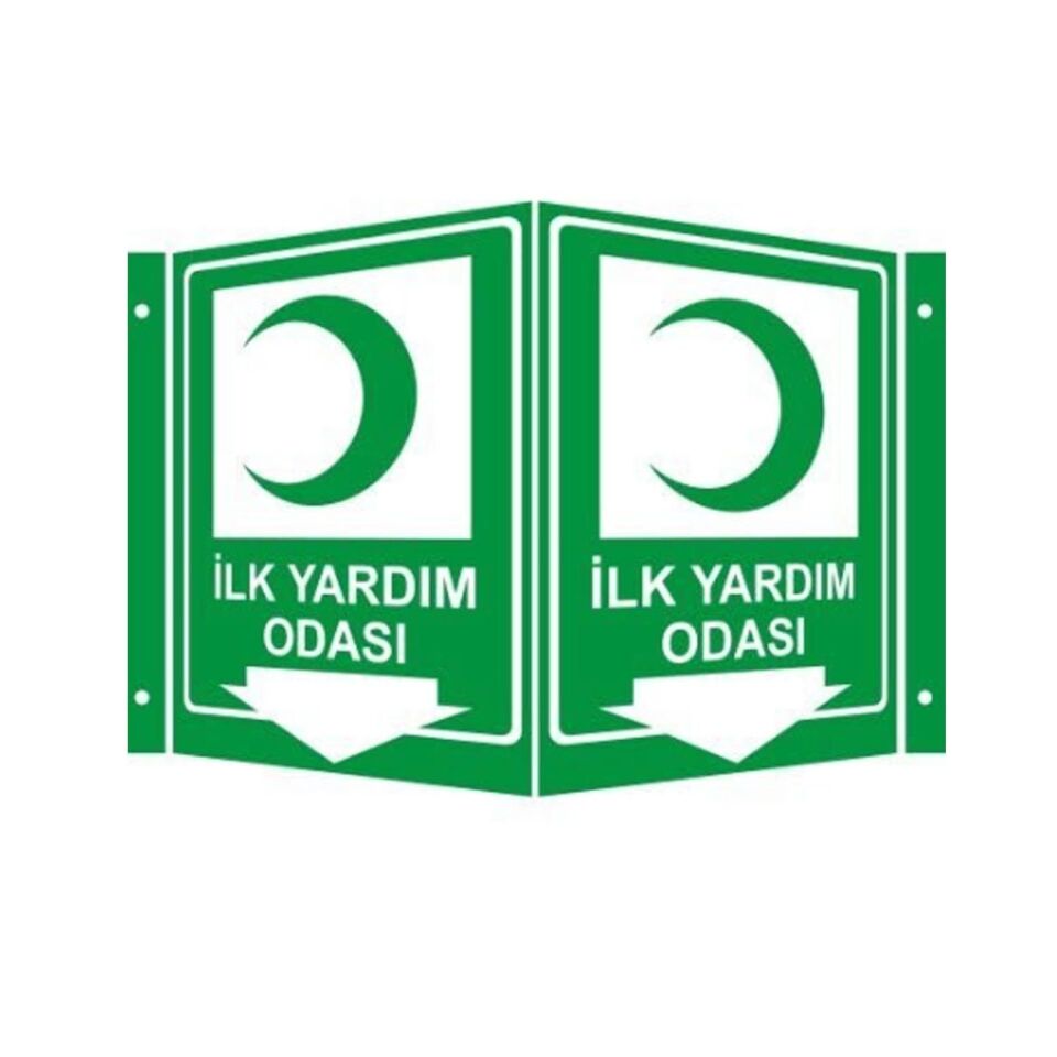 İlk Yardım Odası Panoramik Levha (35x56cm)