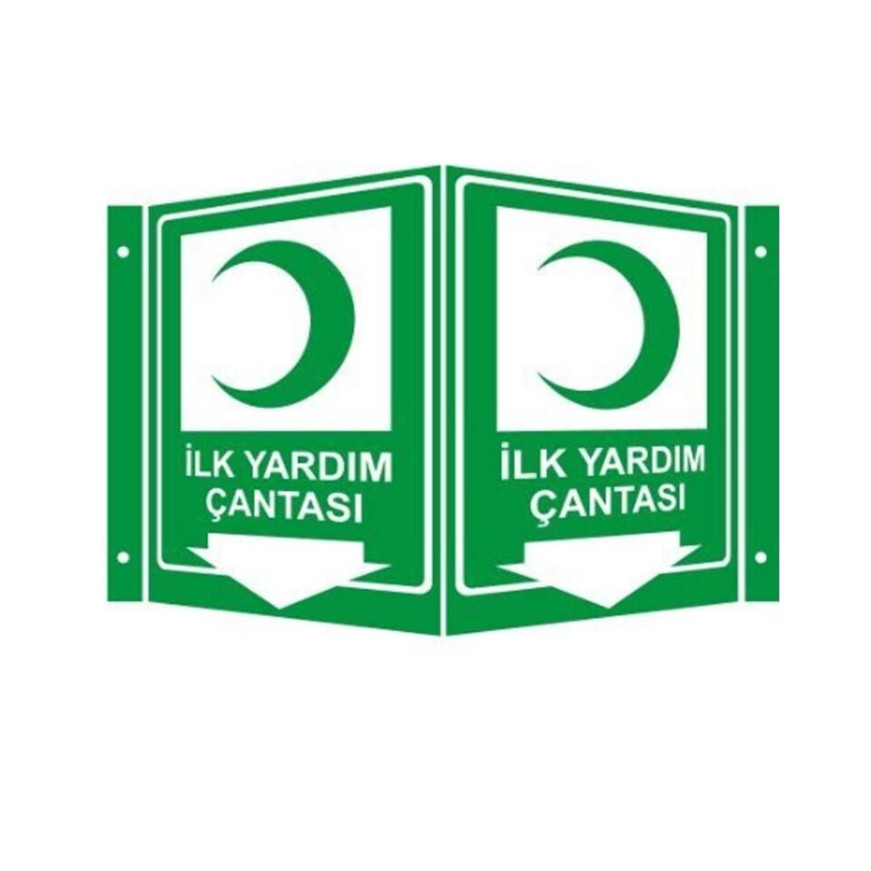 İlk Yardım Çantası Panoramik Levha (35x56cm)