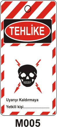Tehlike (Asılabilir Etiket)