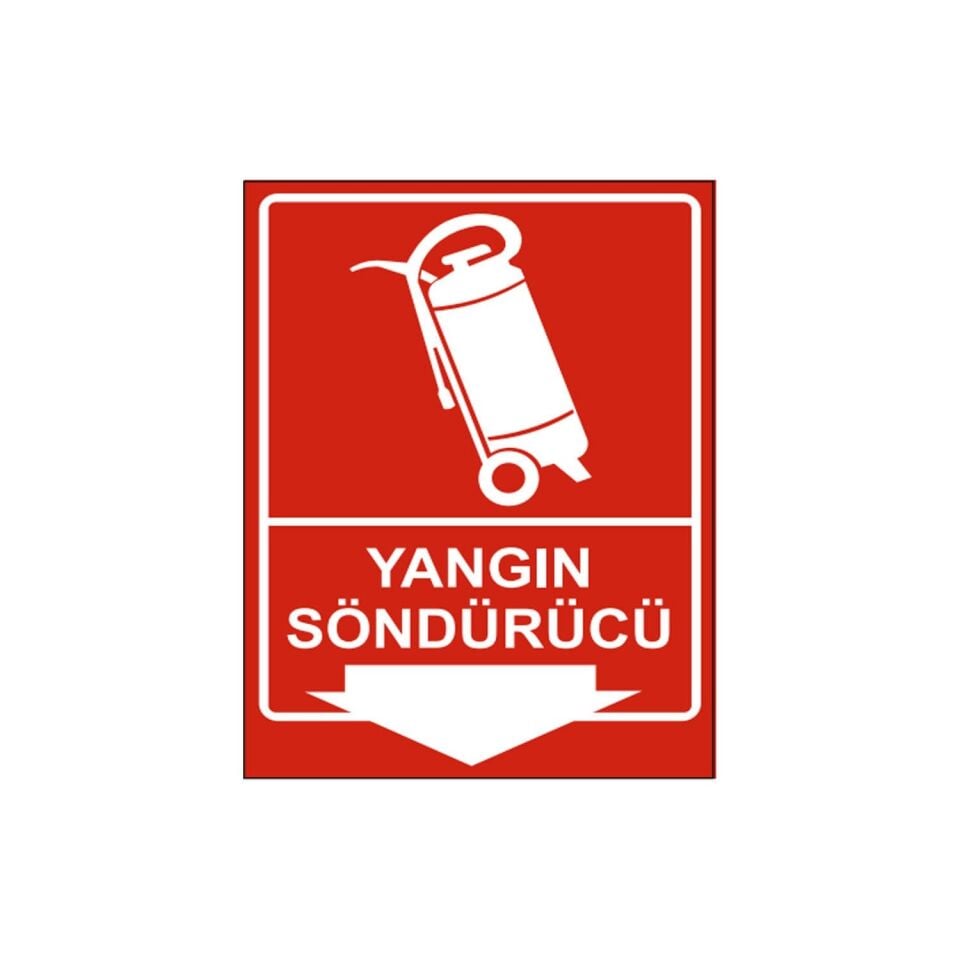 Yangın Söndürücü Aşağı Ok