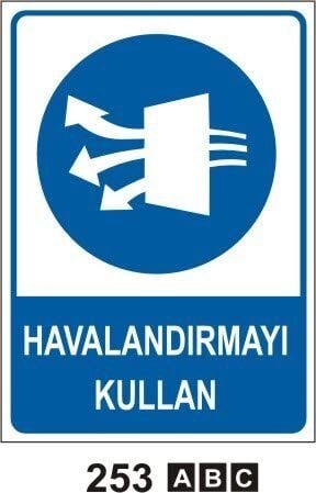 Havalandırmayı Kullan Levhası