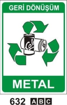 Metal (Geri Dönüşüm/Tehlikeli Atık Levhası)