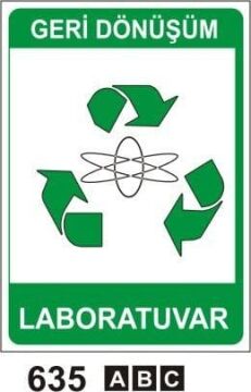 Laboratuvar (Geri Dönüşüm/Tehlikeli Atık Levhası)