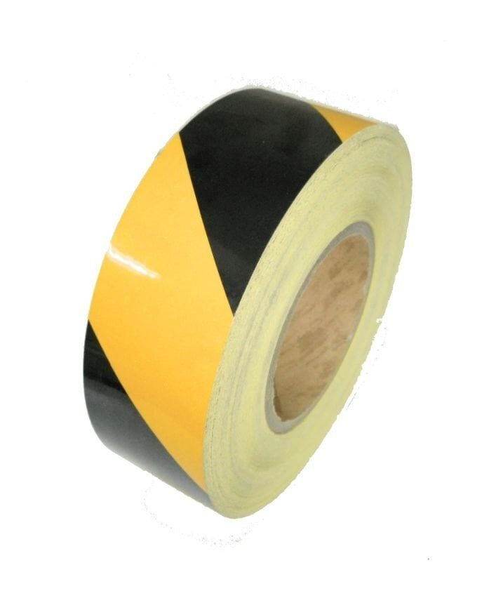 Reflektörlü Bant - Sarı Siyah Renk 50x50