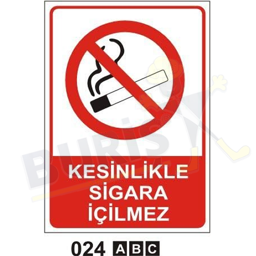 Kesinlikle Sigara İçilmez