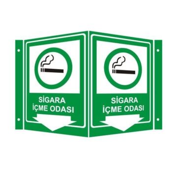 Sigara İçme Odası Panoramik Levha (35x56cm)
