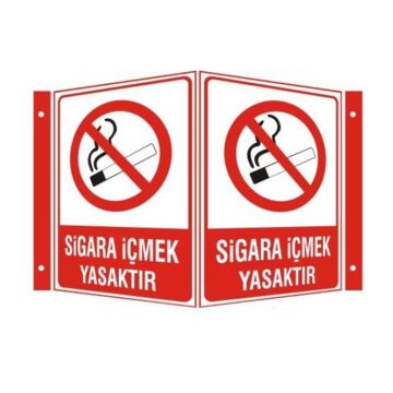 Sigara İçmek Yasaktır Panoramik Levha (35x56cm)