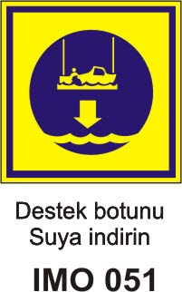 İmo Gemi İşaretleri (10*10 cm) 33