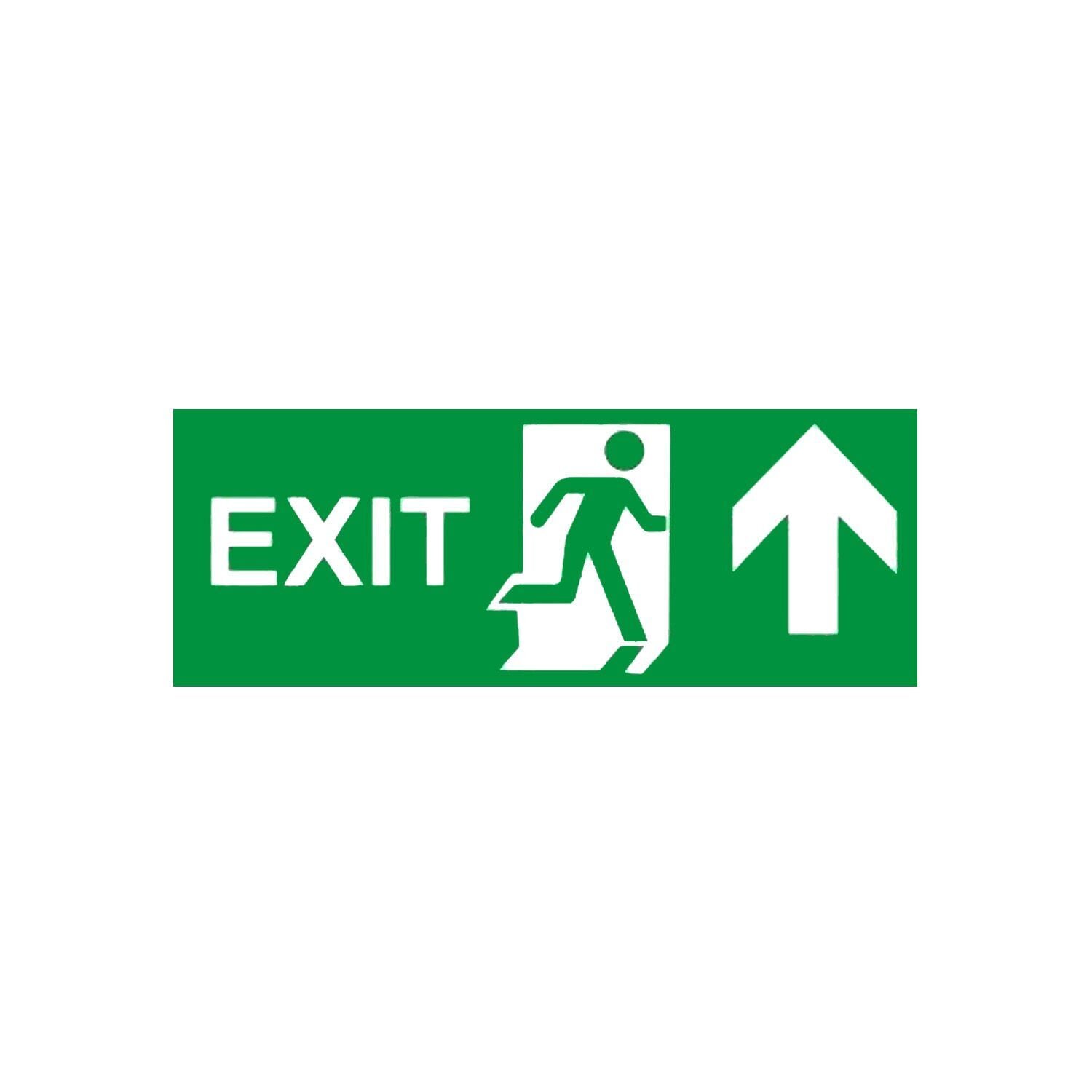 Exit Yukarı Ok (Fotolümenli Levha)