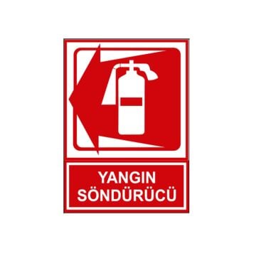 Yangın Söndürücü Sol Ok
