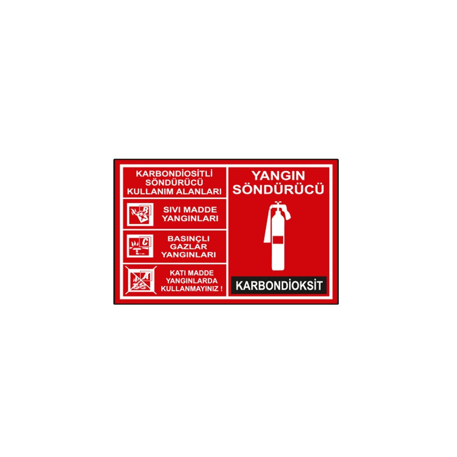 Yangın Söndürücü Karbondioksit