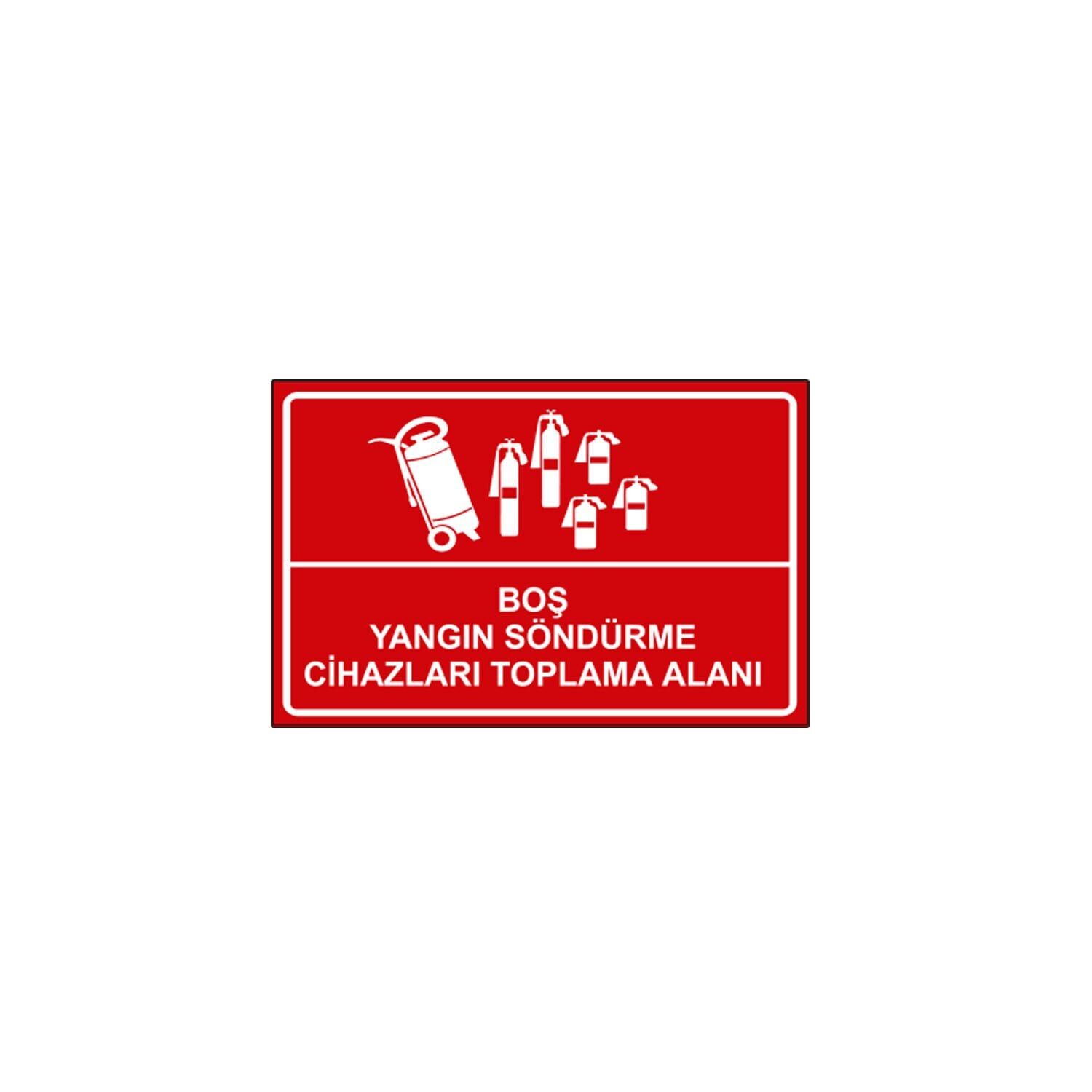 Boş Yangın Söndürme Cihazları Toplama Alanı