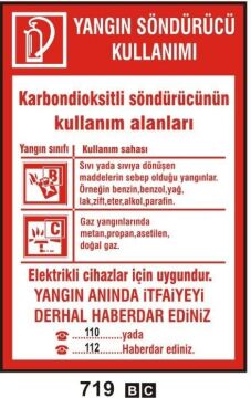 Yangın Söndürücü Kullanımı (Karbondioksitli)