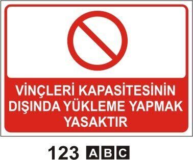 Vinçleri Kapasitesinin Dışında Yükleme Yapmak Yasaktır