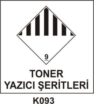 Tehlikeli Madde Ambalaj Saklama Kapları Etiketleri