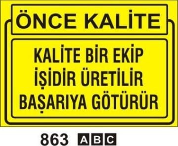 Kaliteli Bir Ekip İşidir Üretilir Başarıya Götürür