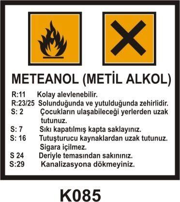 Tehlikeli Madde Ambalaj Saklama Kapları Etiketleri