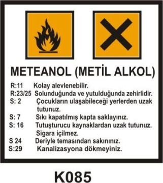 Tehlikeli Madde Ambalaj Saklama Kapları Etiketleri