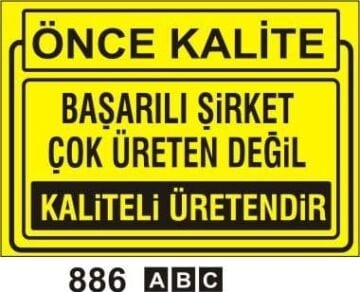 Başarılı Şirket Çok Üreten değil Kaliteli Üretendir