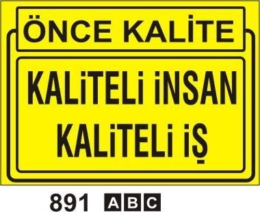 Kaliteli İnsan Kaliteli İş Levhası