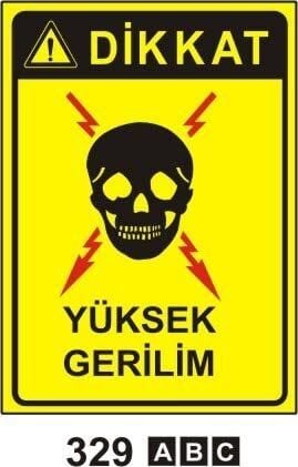 Yüksek Gerilim Levhası