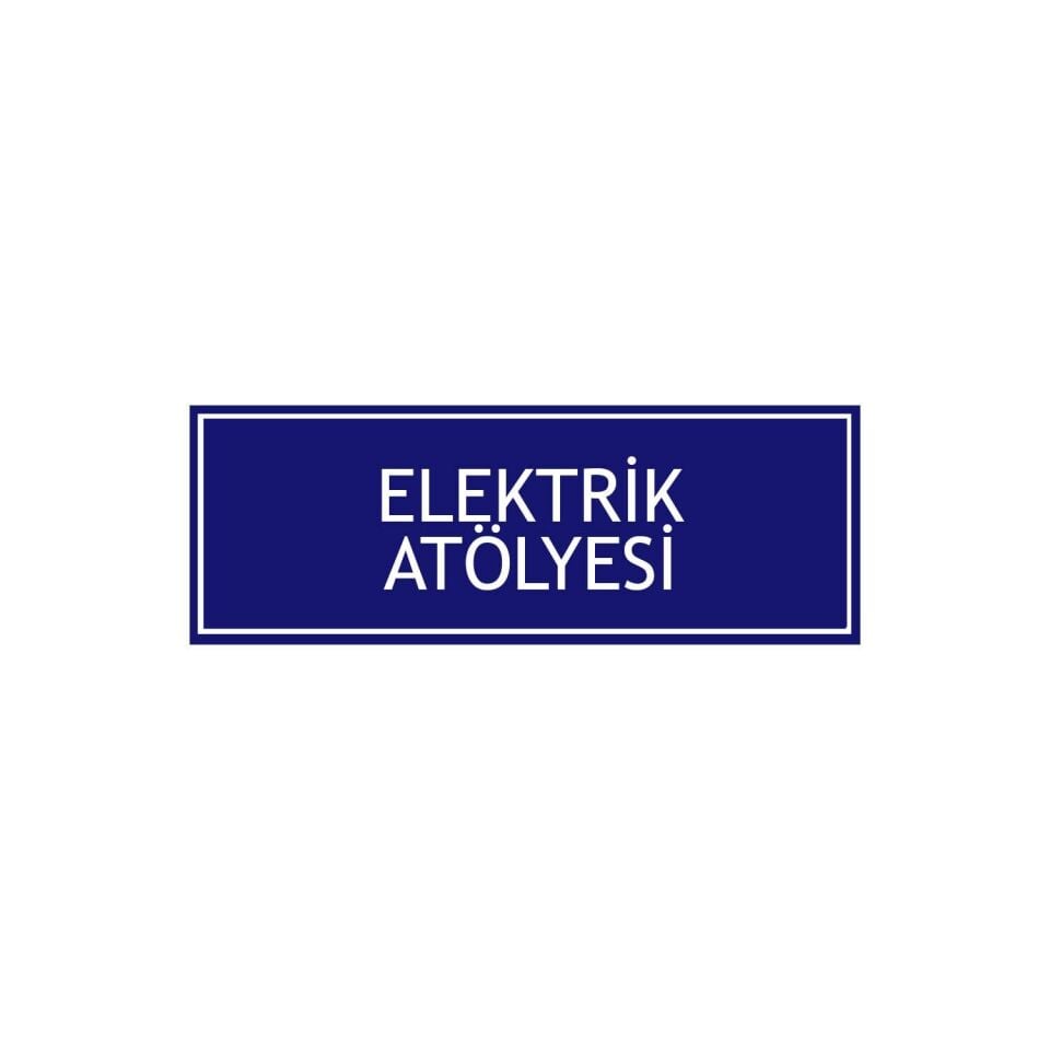 Elektirik Atölyesi Levhası
