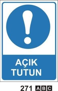 Açık Tutun
