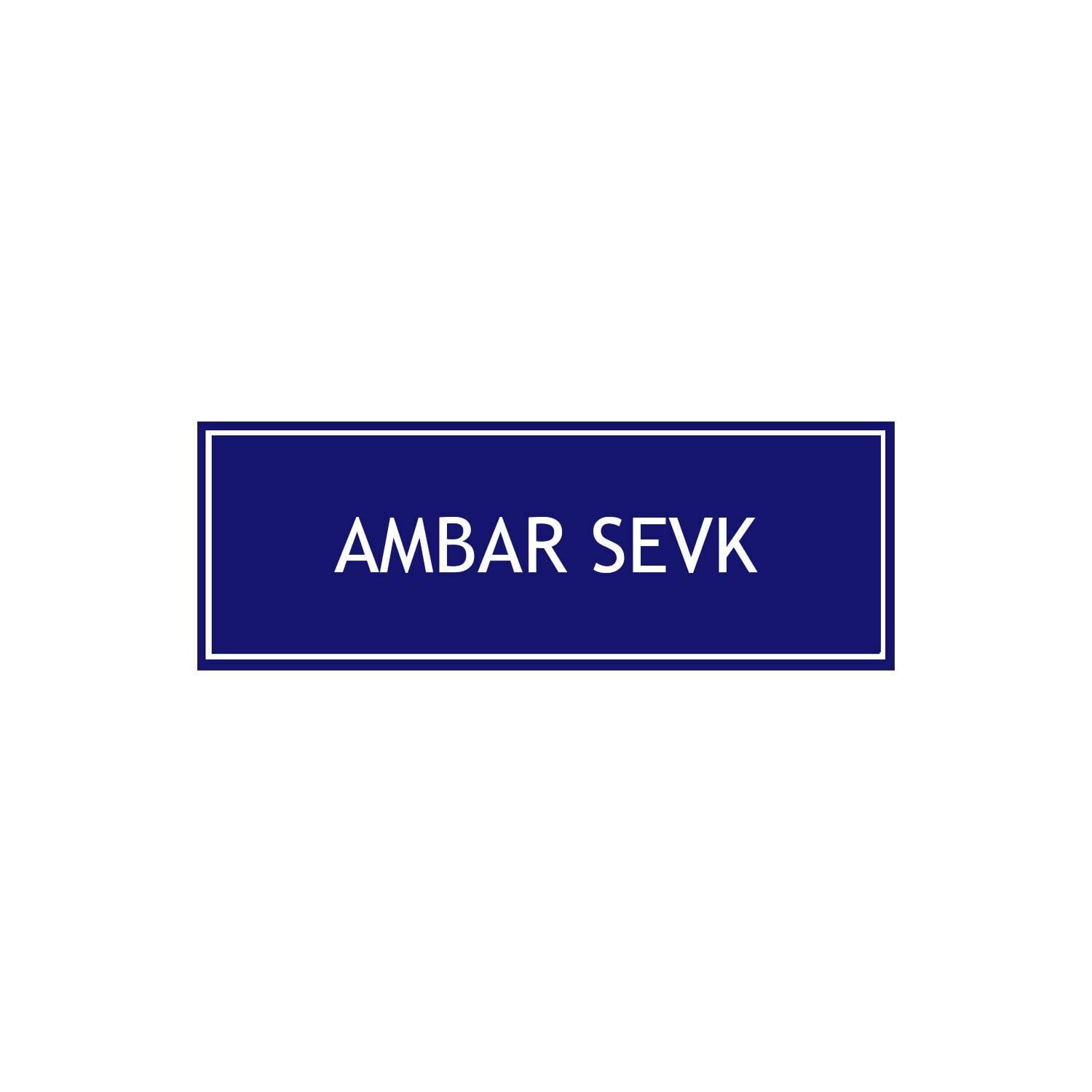 Ambar Sevk Levhası