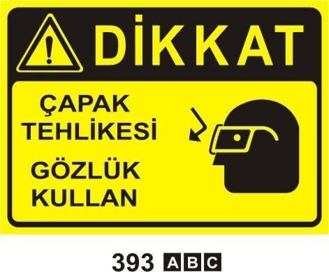 Çapak Tehlikesi Gözlük Kullan