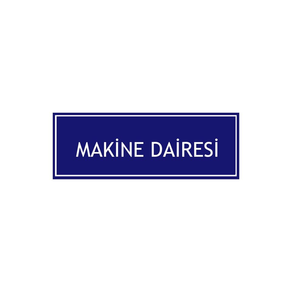 Makine Dairesi Levhası