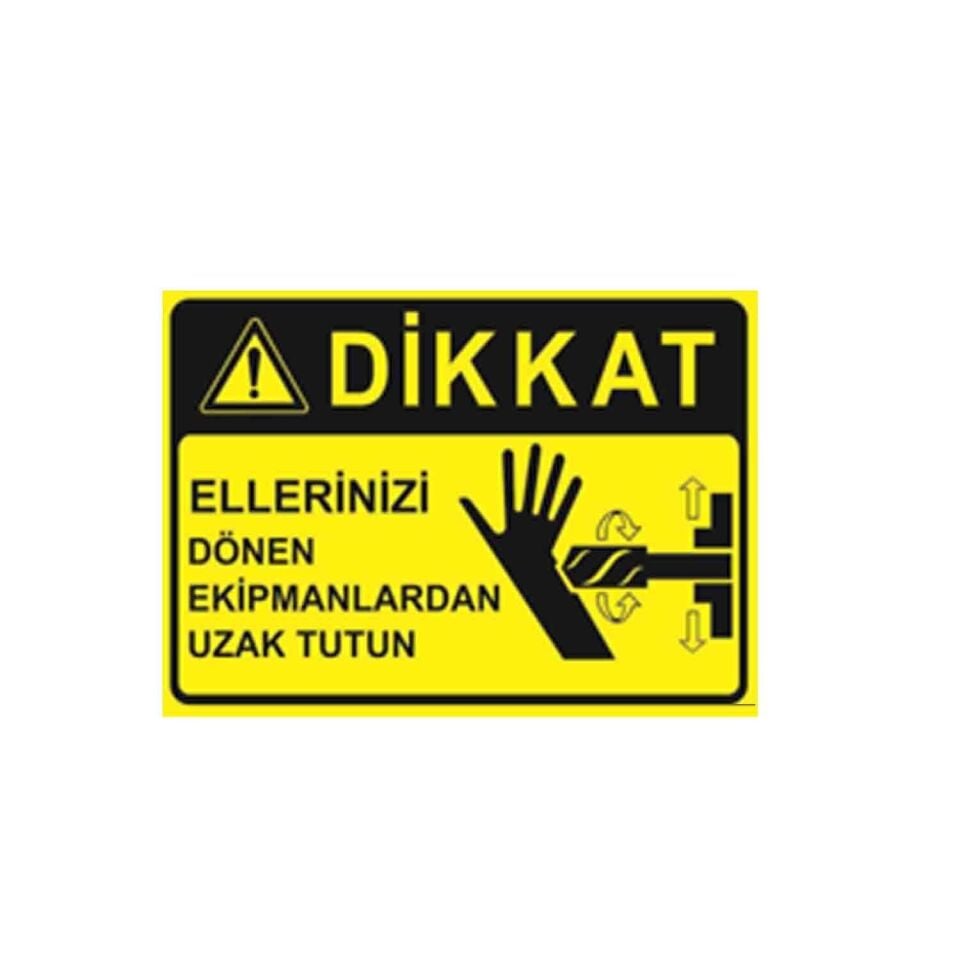 Ellerinizi Dönen Ekipmanlardan Uzak Tutun