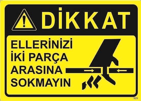 Ellerinizi İki Parça Arasına Sokmayın