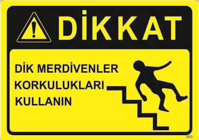Dik Merdivenler Korkulukları Kullanın