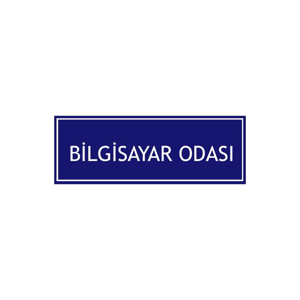 Bilgisayar Odası Levhası