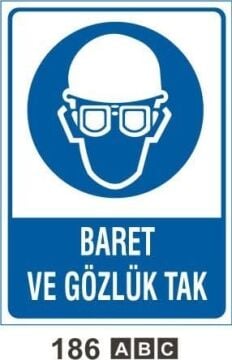 Baret ve Gözlük Tak
