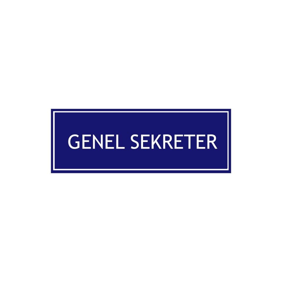 Genel Sekreter Levhası