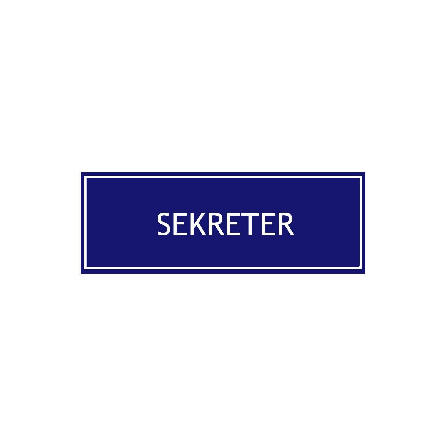Sekreter Levhası