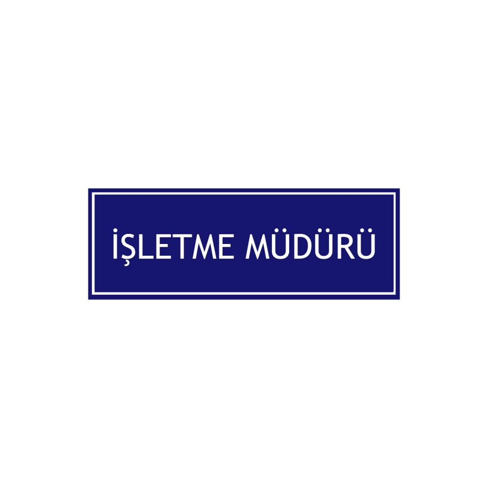 İşletme Müdürü
