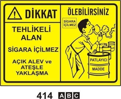 Tehlikeli Alan Sigara İçilmez