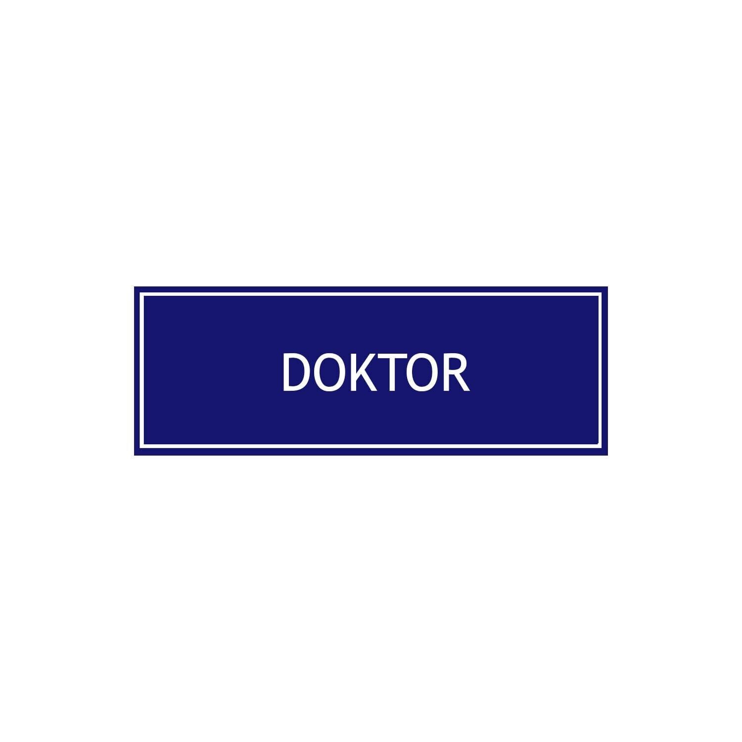 Doktor Odası Levhası