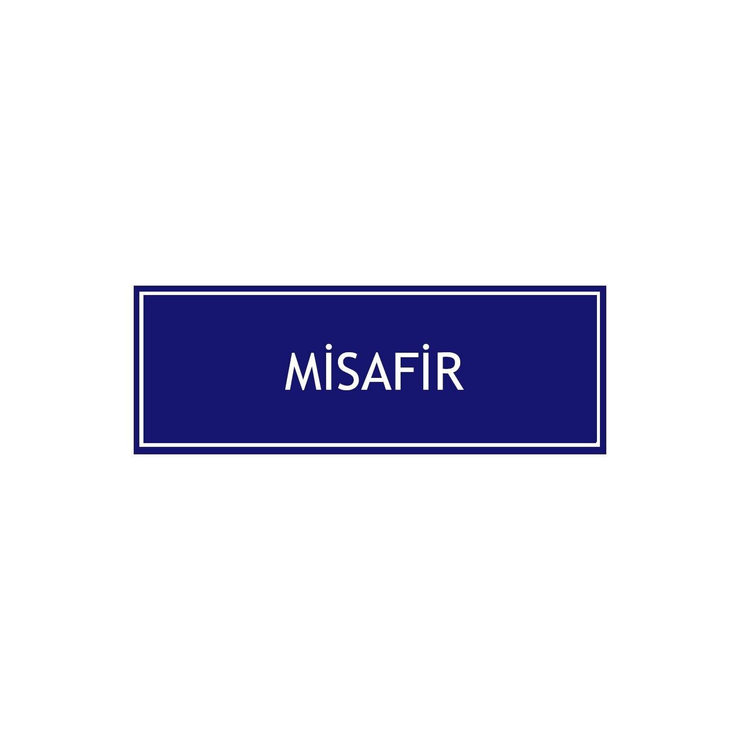 Misafir Odası Levhası