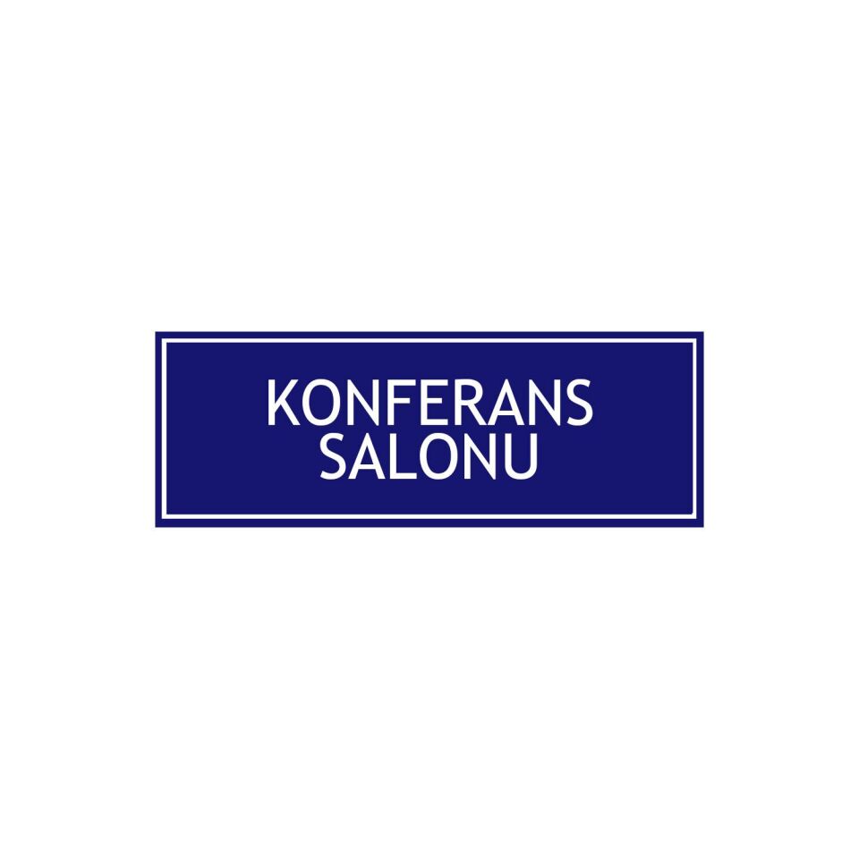Konferans Salonu Levhası