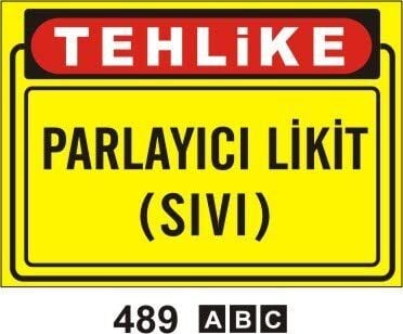 Parlatıcı Likit Sıvı Levhası