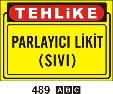 Parlatıcı Likit Sıvı Levhası