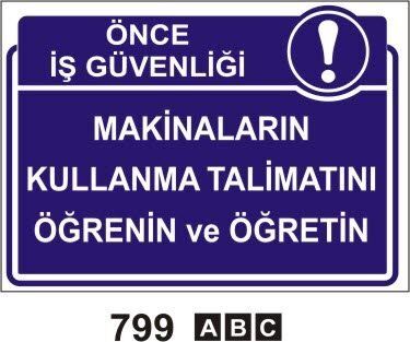 Makinaların Kullanma Talimatını Öğrenin Ve Öğretin