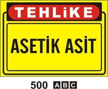 Asetik Asit Levhası