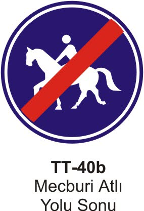 Mecburi Atlı Yolu Sonu