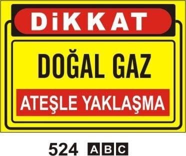 Doğalgaz Ateşle Yaklaşma