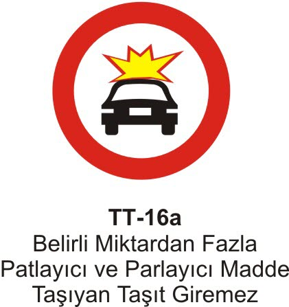 Belirli Bir Miktardan Fazla Patlayıcı ve Parlayıcı  Madde Taşıyan Taşıt Giremez